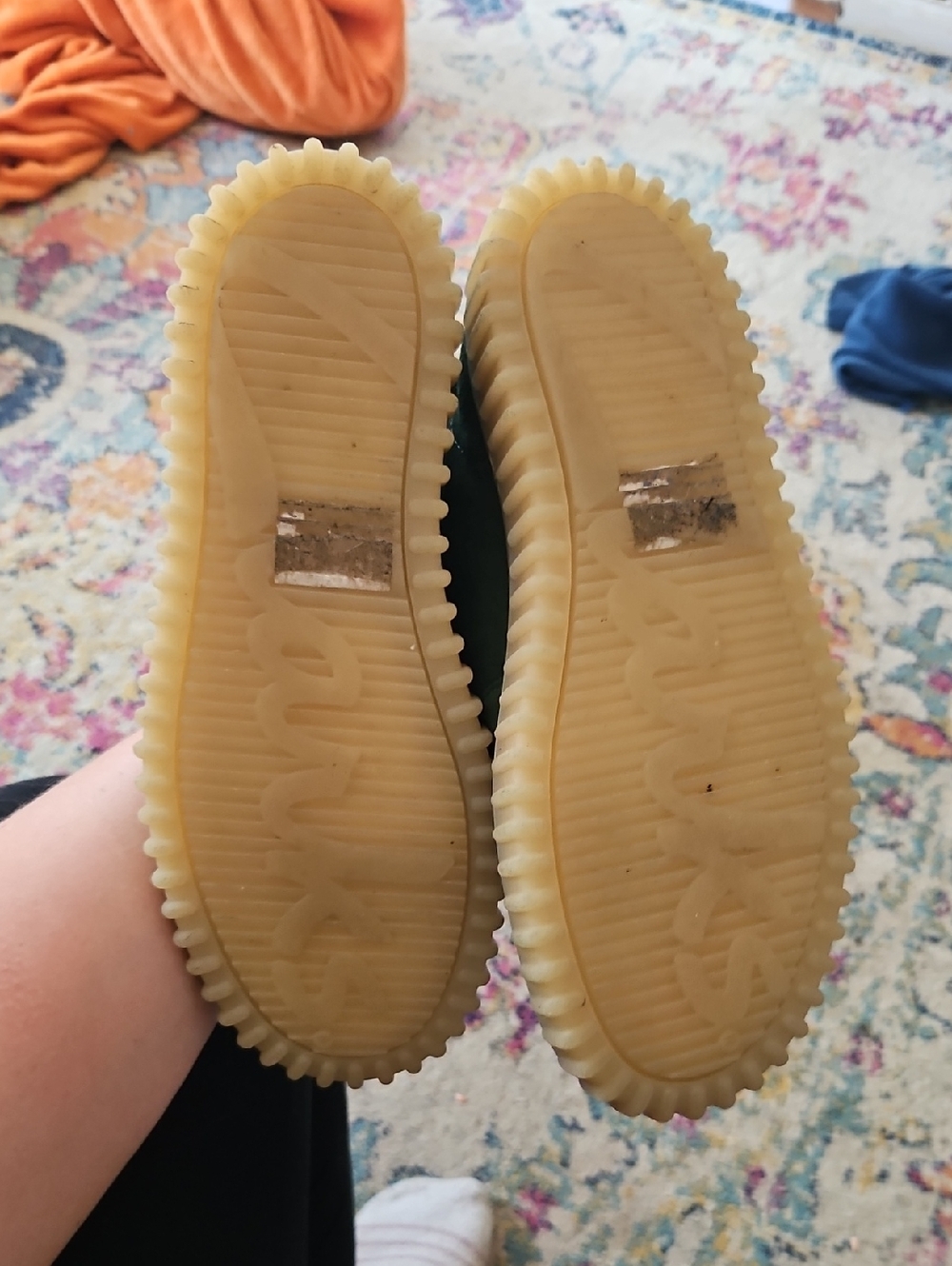 Green Suede Clarks - Picture 3 of 4